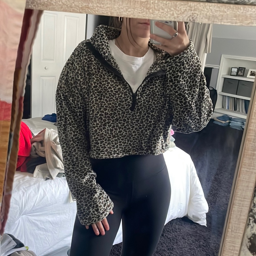 Cropped Quarter Zip